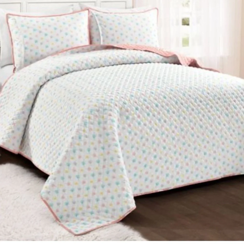 Fairy Rainbow Reversible Quilt Set